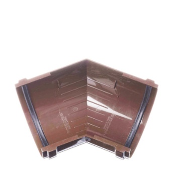 Docke PREMIUM Угол желоба 135˚ шоколад для водостока пластик