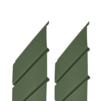 Аквасистем Софит металлический сплошной 2,4 х 0,303 (0,73м2) (RR11 зеленый)