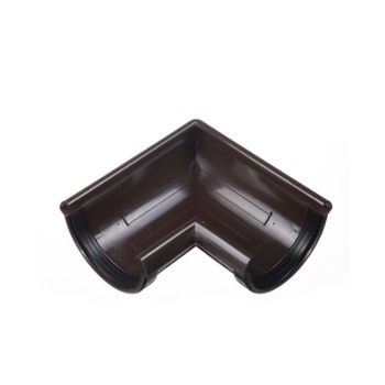 Docke LUX Угол желоба 90° (Шоколад) для водостока пластик