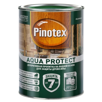 Pinotex Aqua Protect пропитка для дерева (Пенотекс)