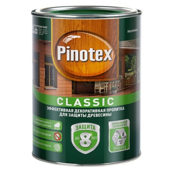Pinotex Classic пропитка для дерева (Пенотекс)