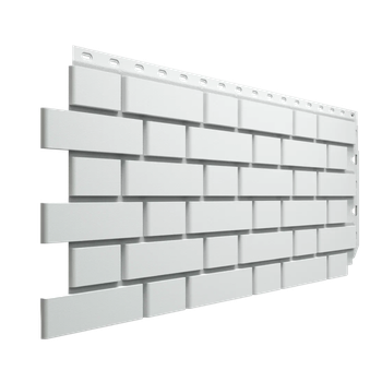 Docke Панель фасадная FLEMISH Белый 0,46м2 (Деке Флемиш)