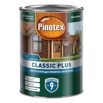 Pinotex Classic Plus пропитка для дерева (Пенотекс)
