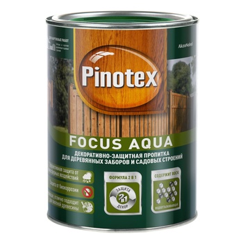 Pinotex Focus Aqua пропитка для дерева (Пенотекс)
