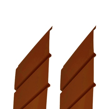 Аквасистем Софит металлический сплошной 2,4 х 0,303 (0,73м2) (RR32 коричневый)